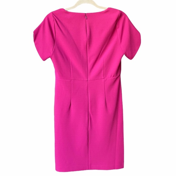 Betsey Johnson Short Sleeve Pink Scuba Crepe Dress NWT - Picture 9 of 10